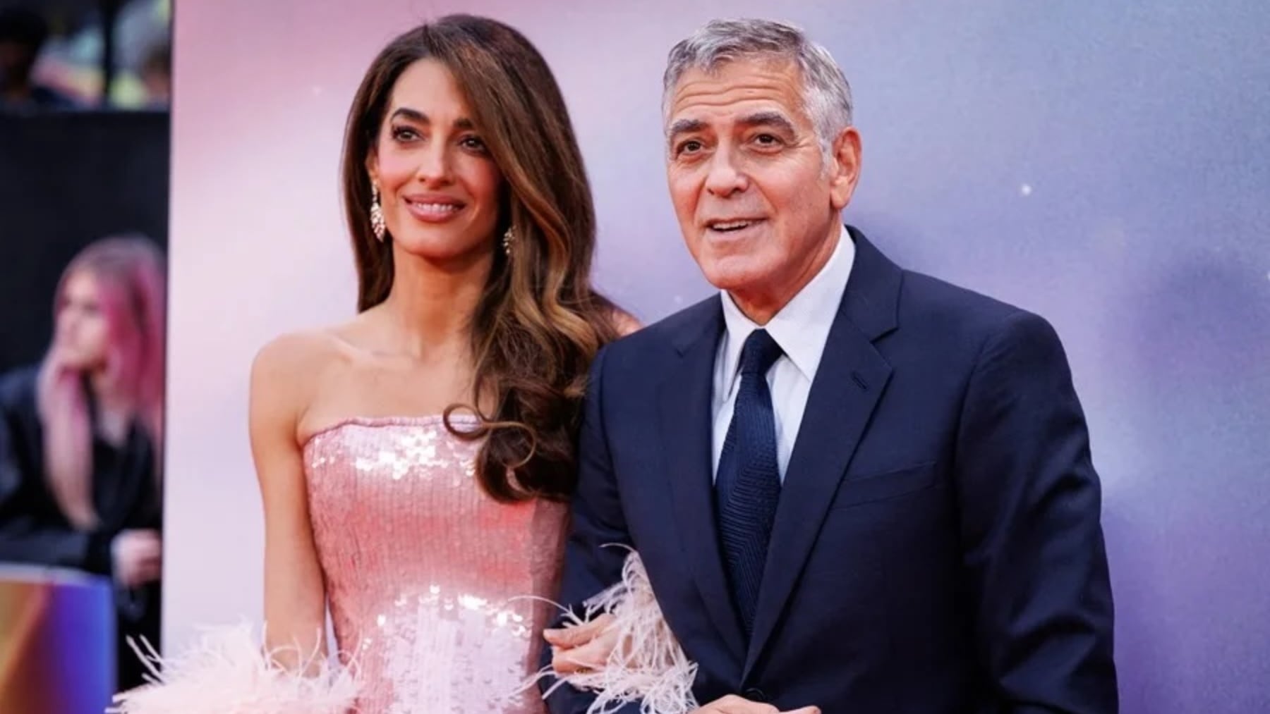Amal y George Clooney. (Foto: EFE)