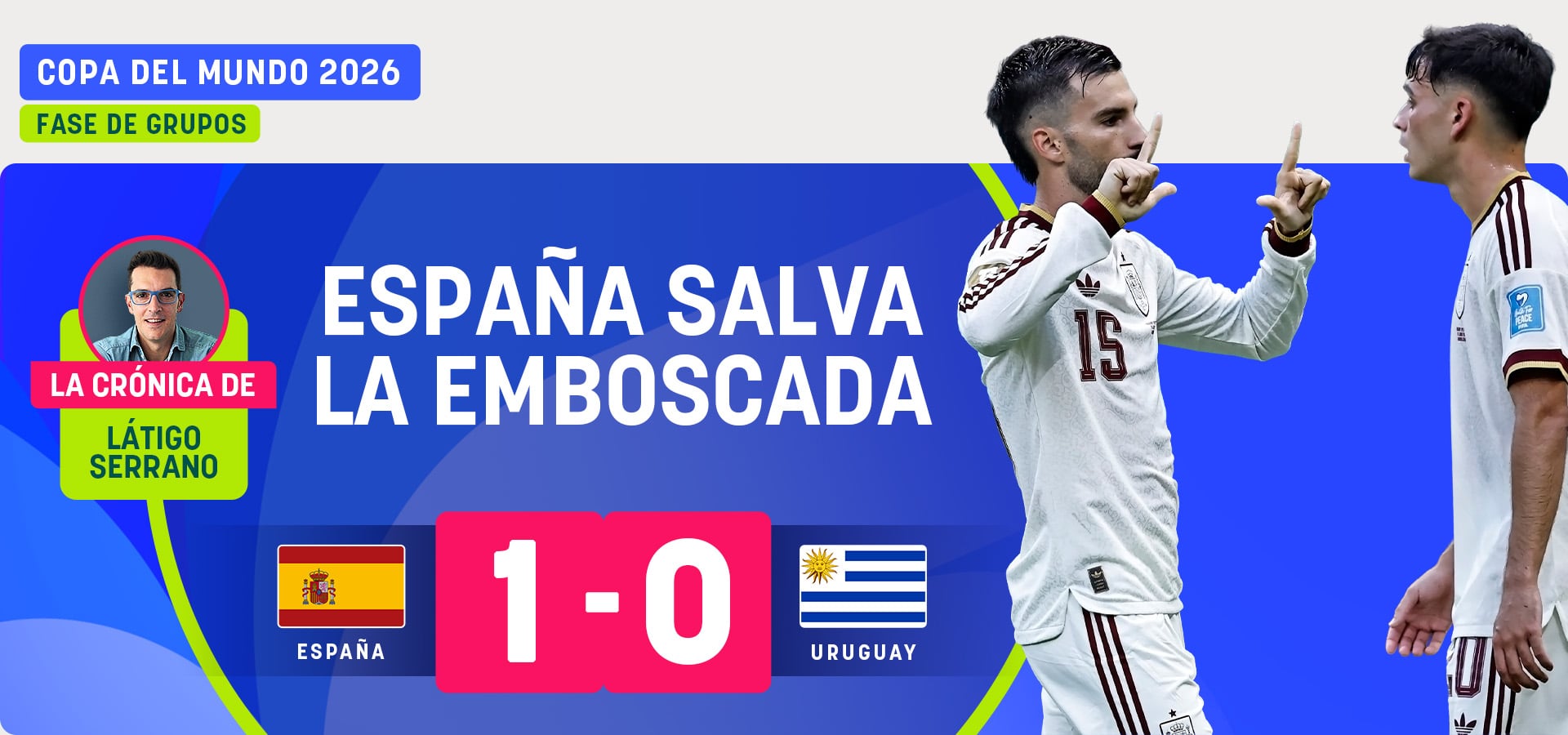 España salva la emboscada