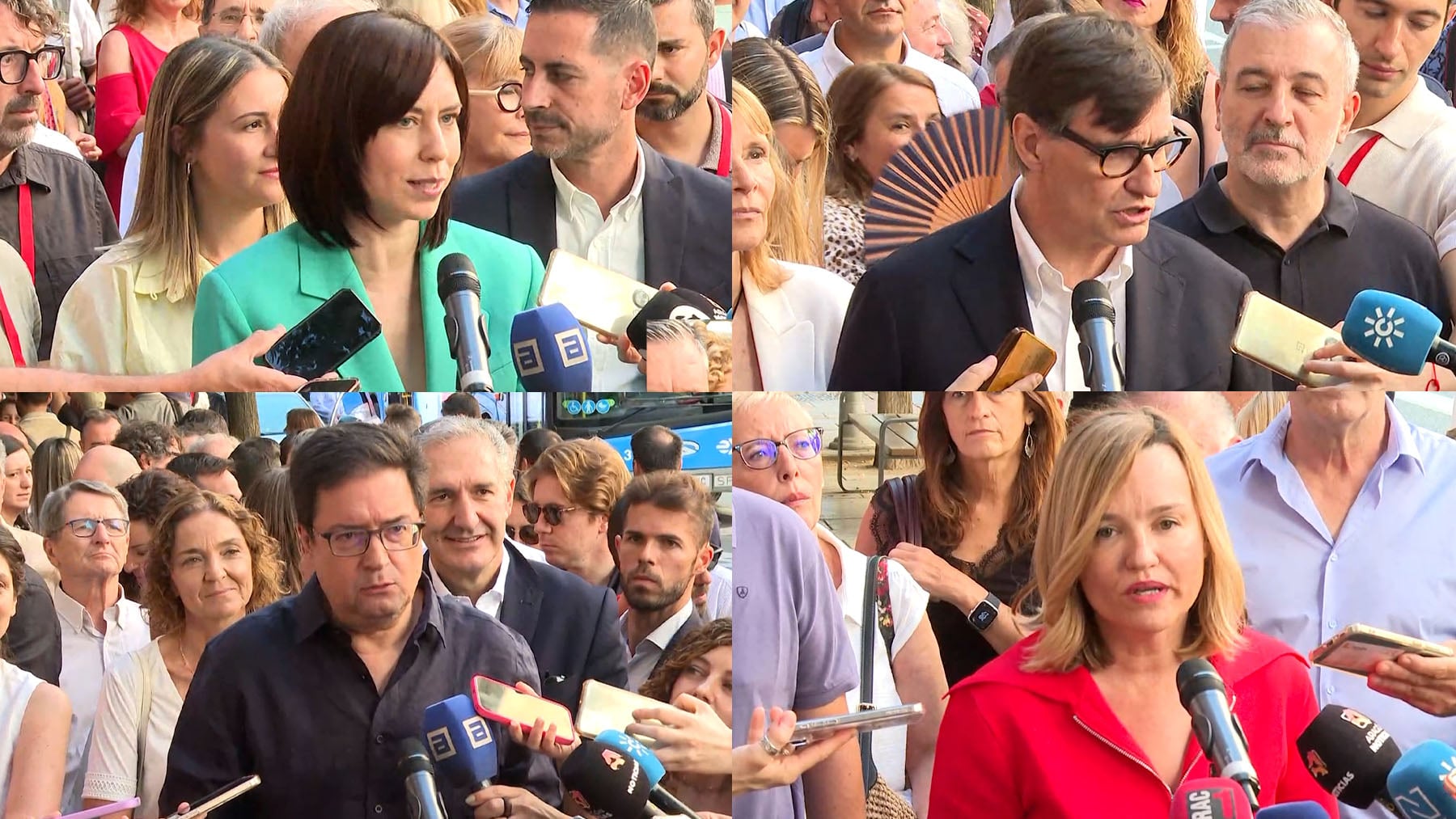 Los líderes regionales practican el culto a Sánchez: La gente, en la calle, me pide que Pedro aguante