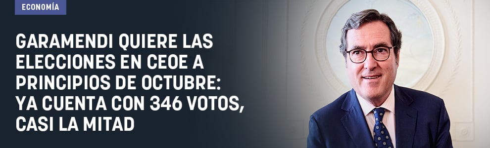 Garamendi quiere convocar las elecciones en CEOE a principios de octubre: ya cuenta con 346 votos, casi la mitad