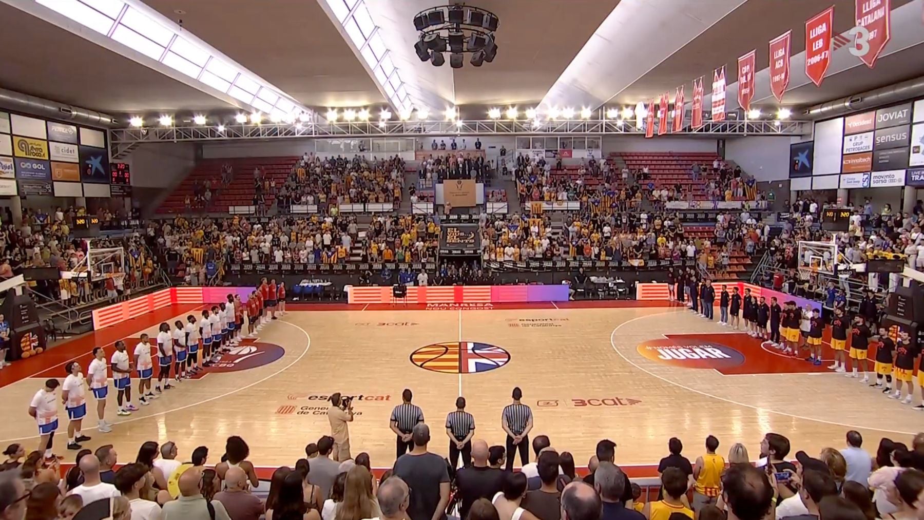 Doble fracaso de la selección de Cataluña: pierde con Gran Bretaña y sólo llena la mitad del pabellón