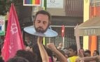 Cabeza de Abascal 'decapitada' en una marcha LGTBQ en Sevilla