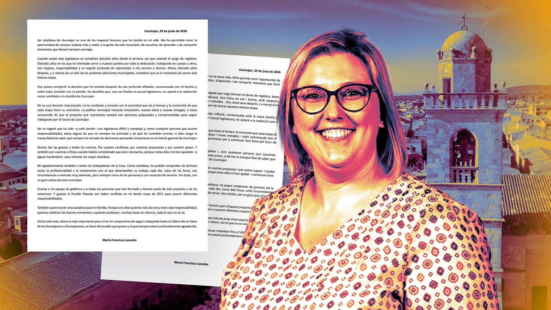 La alcaldesa del PP de Llucmajor anuncia que no se presentará a la reelección: La política necesita renovación