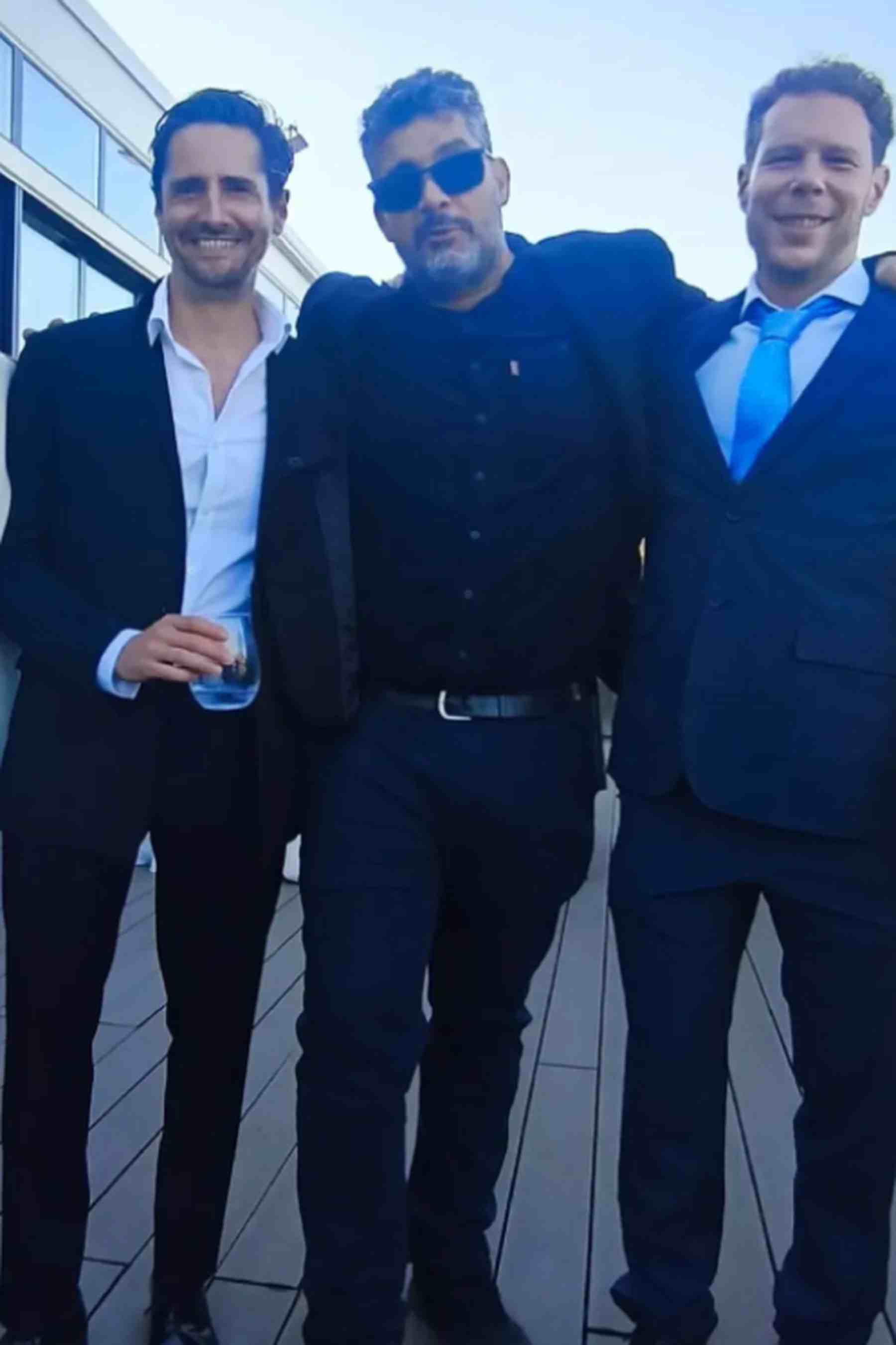 Juan Diego Botto en una boda. (Foto: Instagram)
