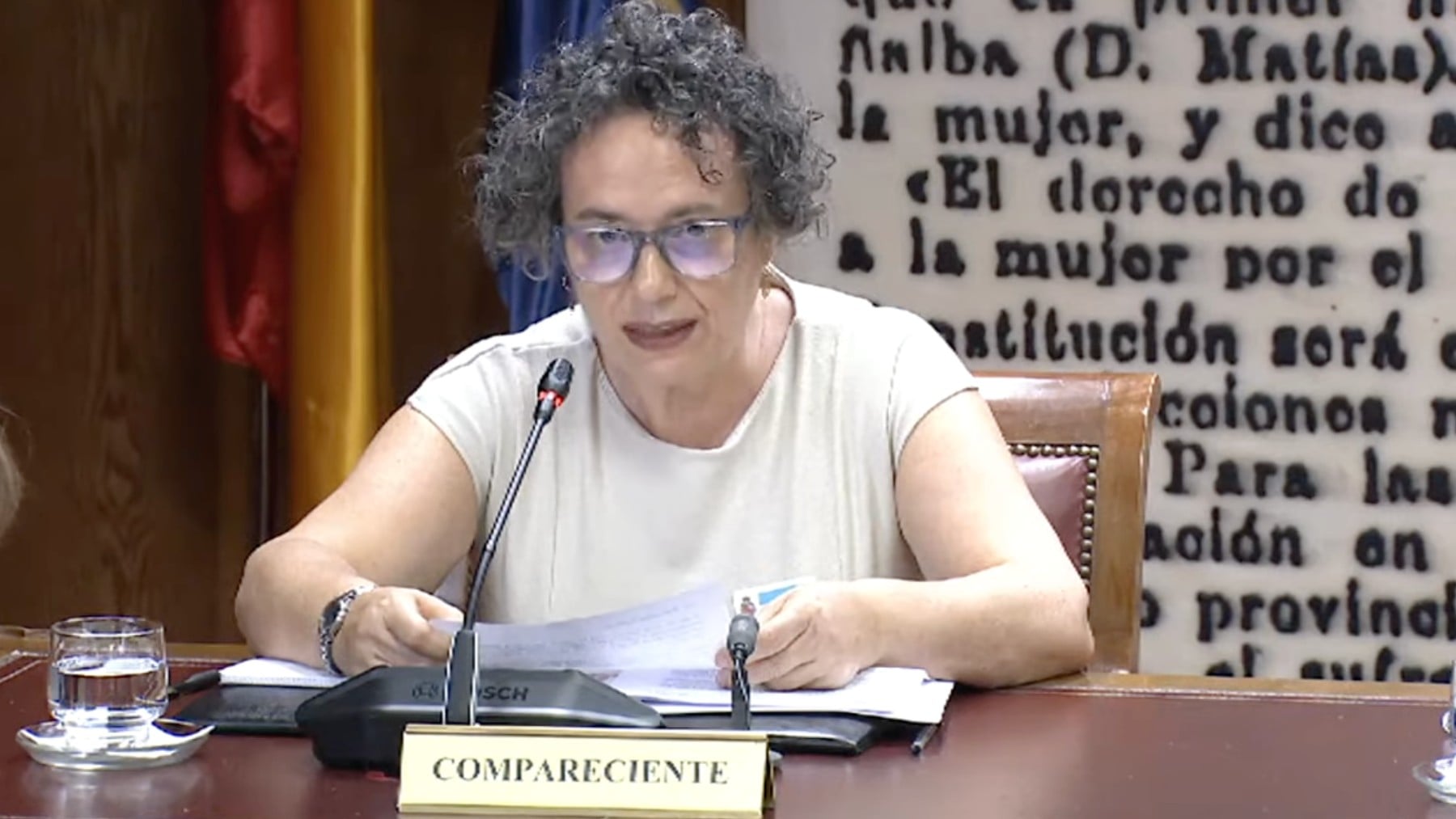 Gertrudis, la secretaria de Zapatero, alega su condición de investigada para no responder en el Senado