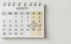 Calendario Agosto