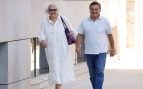 Carmen Pano y Álvaro Gallego, su chófer, en la Audiencia Nacional.