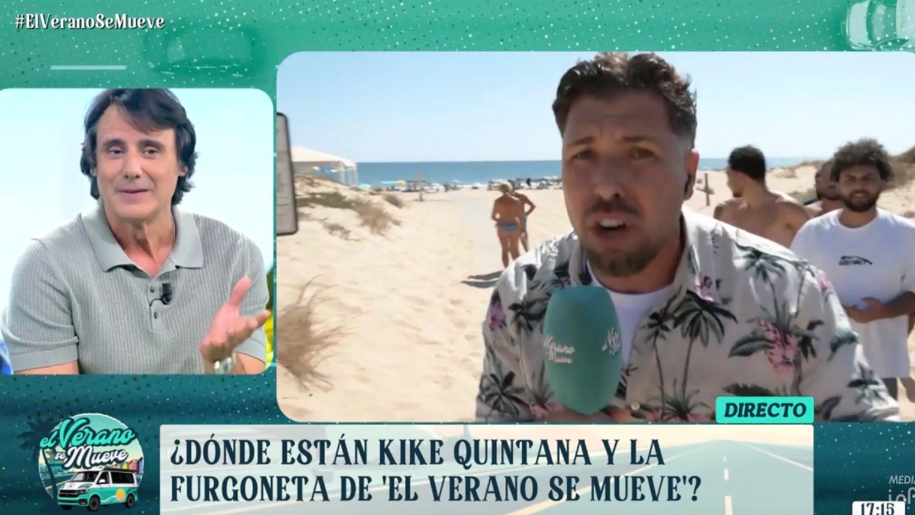 Ion Aramendi y Kike Quintana en ‘El verano se mueve’ (Mediaset).