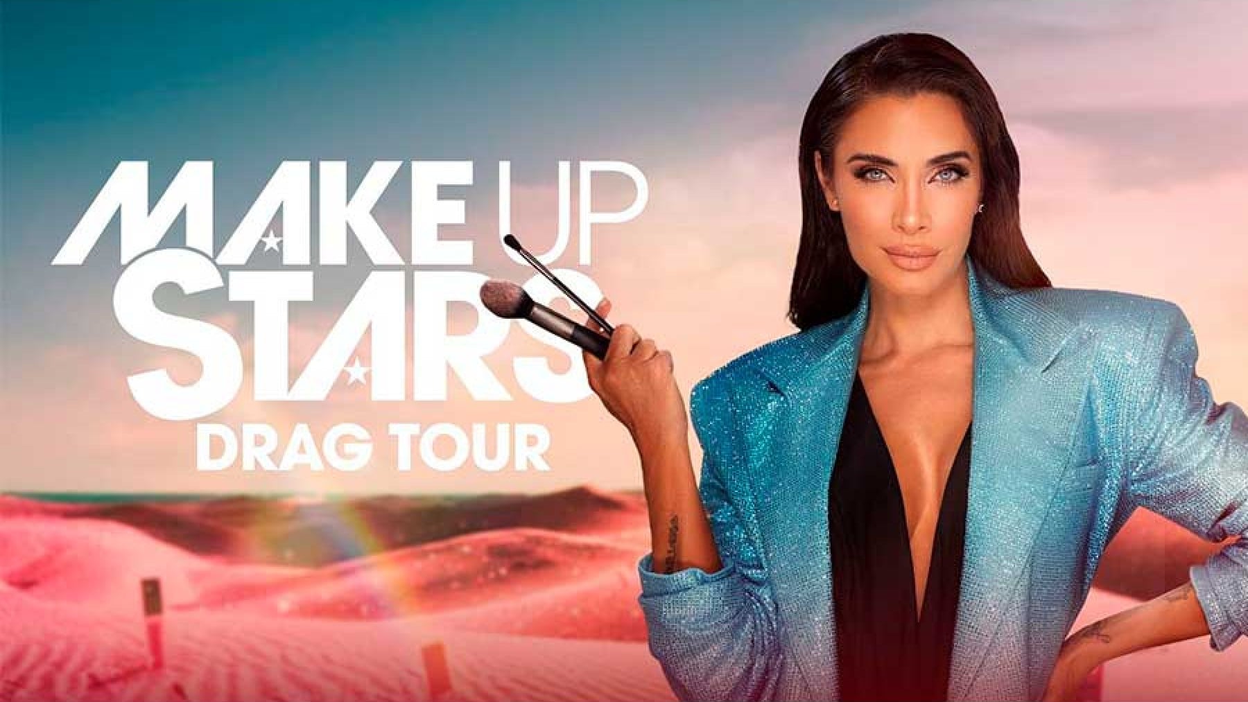 Pilar Rubio, presentadora de ‘Make up stars_ Drag tour’ (RTVE).