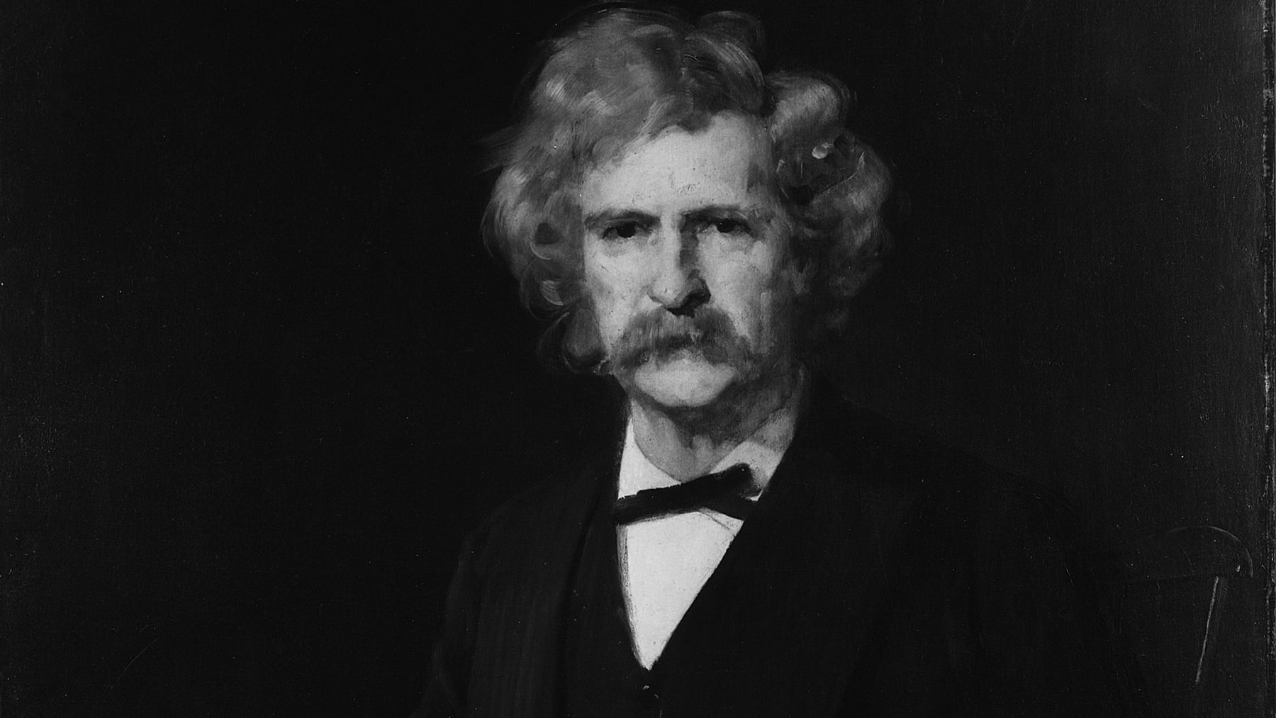 Pintura de Mark Twain. Foto: Dominio público.