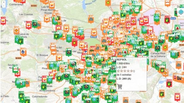 precio gasolina 2 julio Madrid