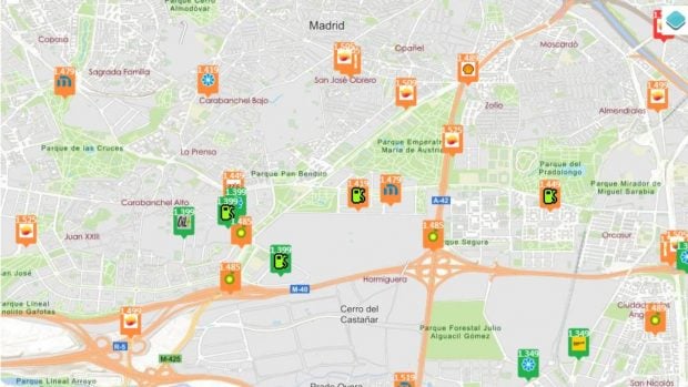 precio gasolina 4 julio Madrid