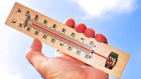 Un termómetro es la mejor herramienta para medir el calor.