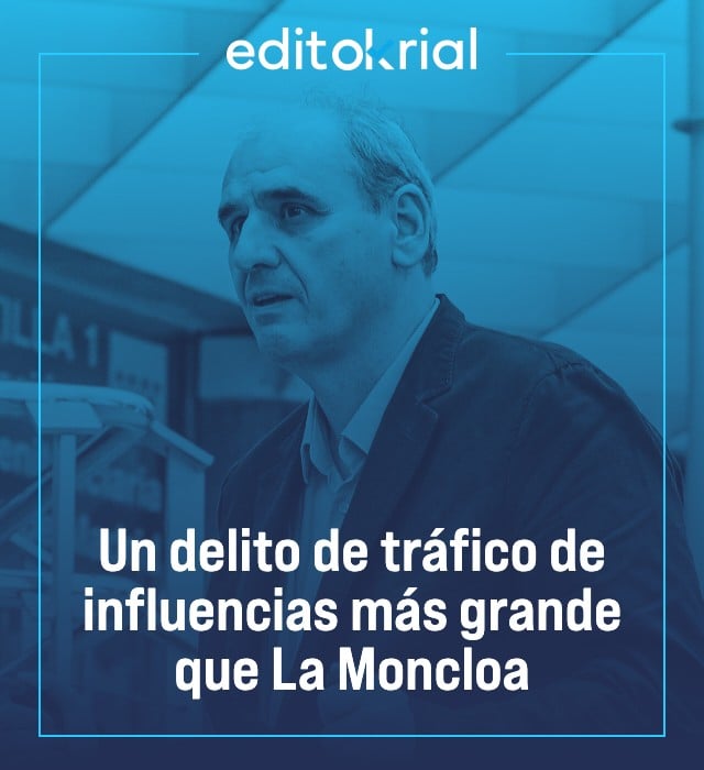 Un delito de tráfico de infuencias más grande que La Moncloa
