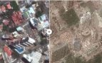 La prueba de la devastación absoluta: antes y después en La Guaira