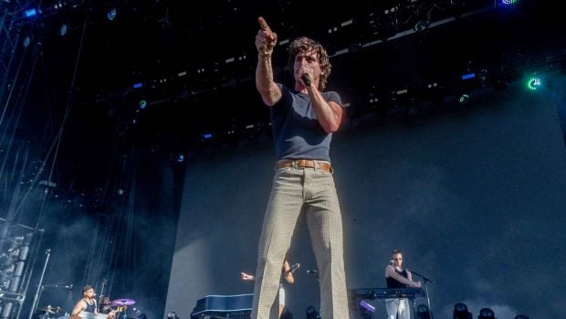 Benson Boone durante su concierto en el festival Mad Cool 2025 (Foto: Europa Press).