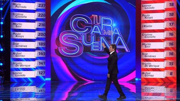 Clasificación general de Tu cara me suena tras la gala 11 (Atresmedia).