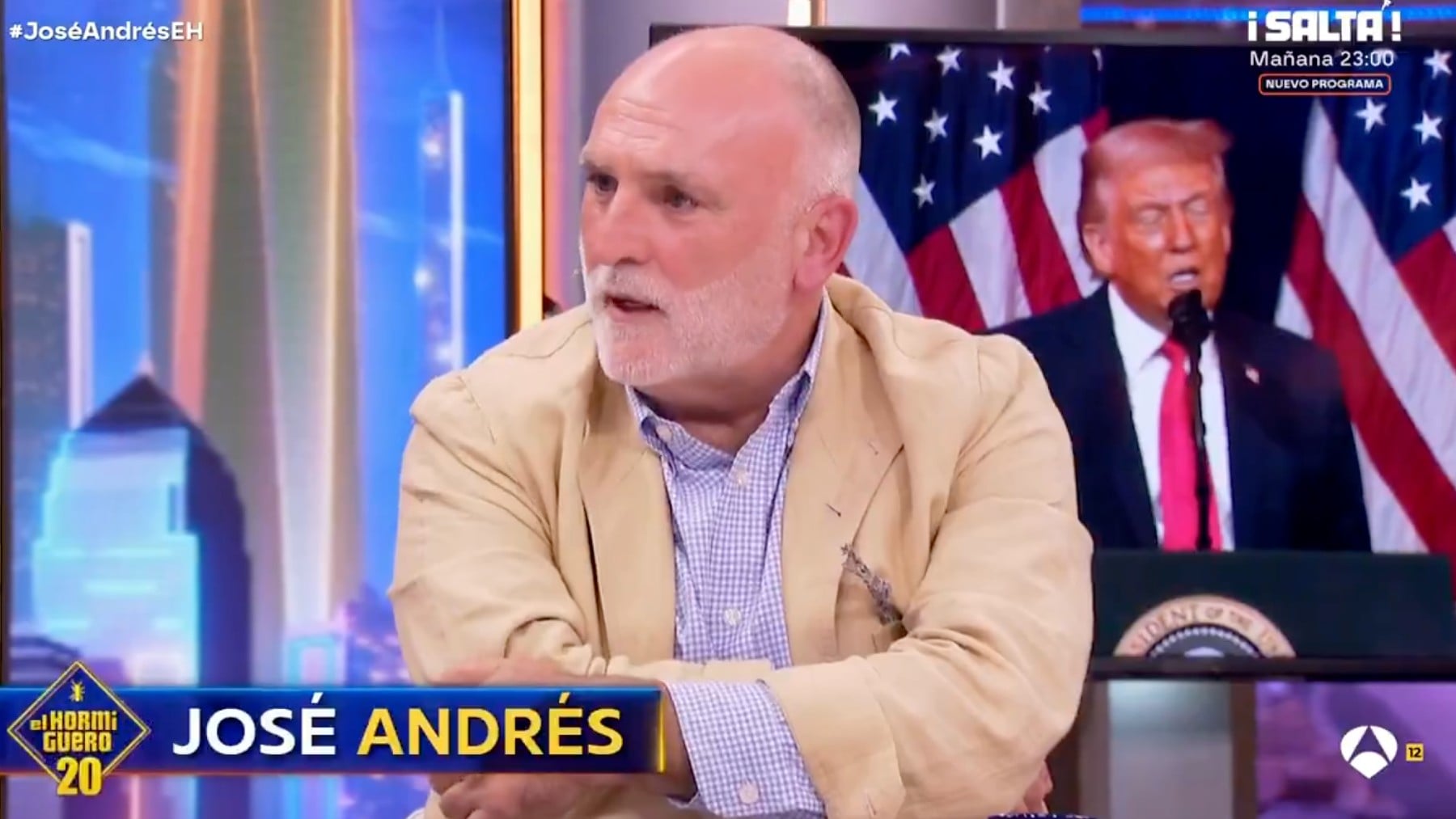 El chef José Andrés en ‘El Hormiguero’ (Antena 3).