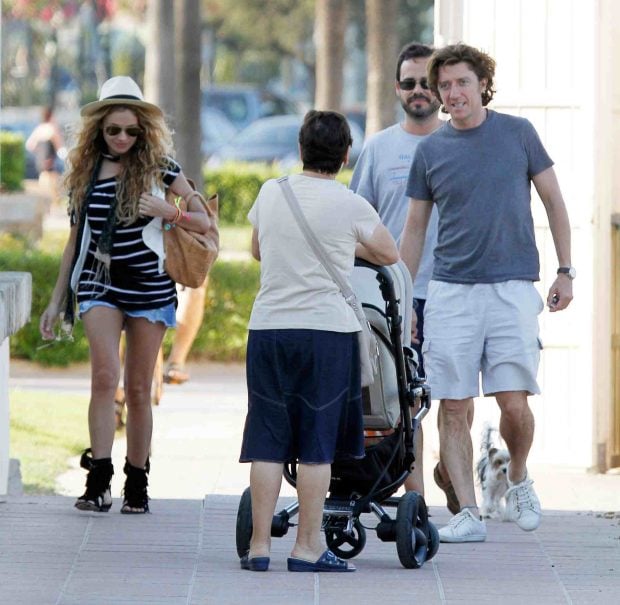 Paulina Rubio y Colate en Palma de Mallorca. (Foto: Europa Press)