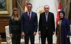 Begoña Gómez posa tras la firma de acuerdos en el Palacio Presidencial de Ankara, a 17 de noviembre de 2021, en Turquía.