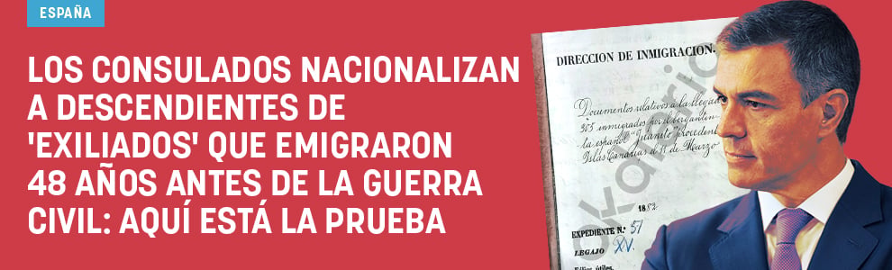 Los consulados nacionalizan a descendientes de