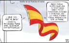 La bandera no cae, se baja