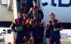 Llegada de la Selección española a Los Ángeles.