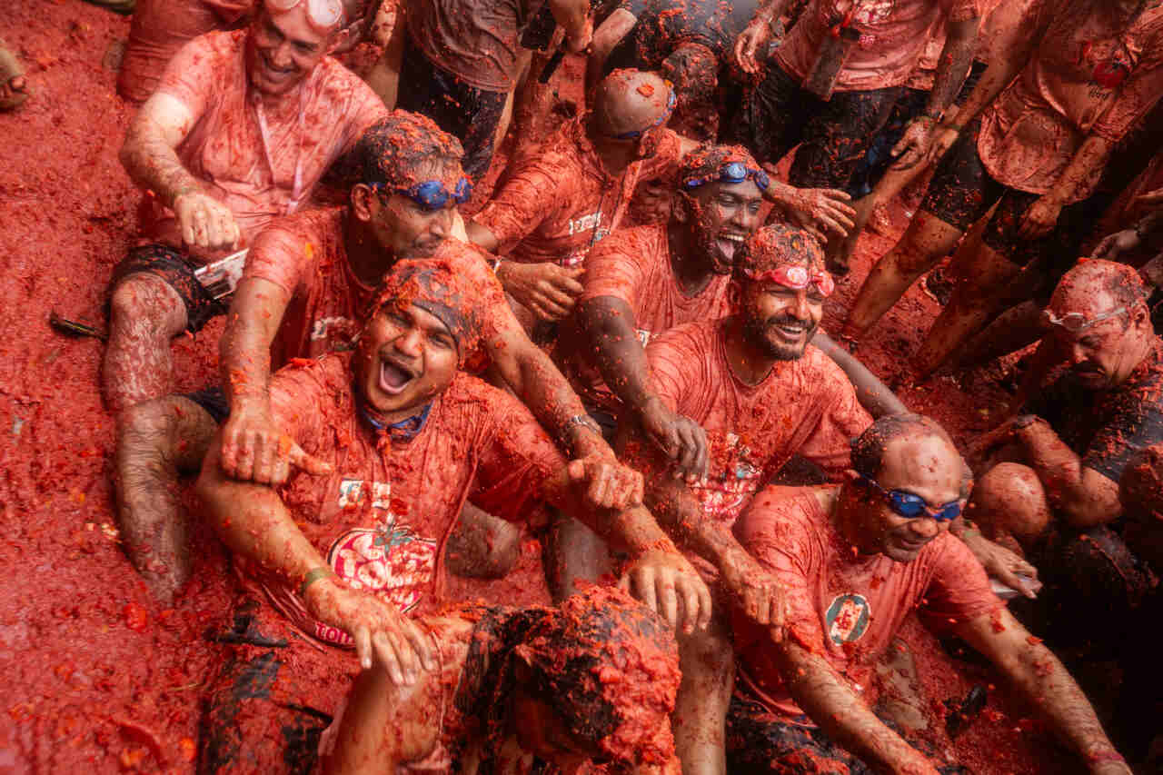 La Tomatina. (Foto: Jorge Gil / Europa Press)