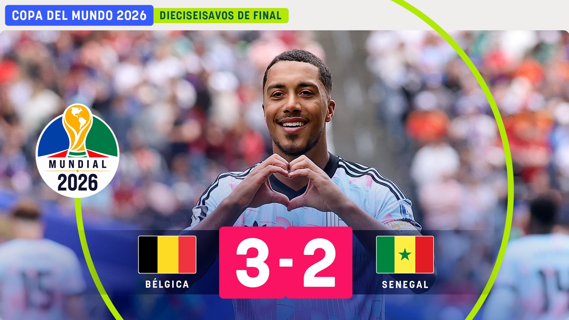 Tielemans saca de la mediocridad a Bélgica en una remontada dramática contra Senegal