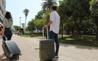 Turistas con maletas