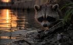 mapache, animales, mamifero