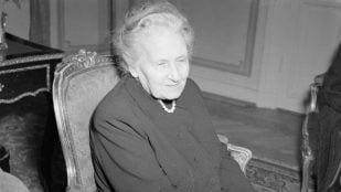 Maria Montessori. Foto: Gunnar Lantz, CC BY-SA 4.0, vía Wikimedia Commons