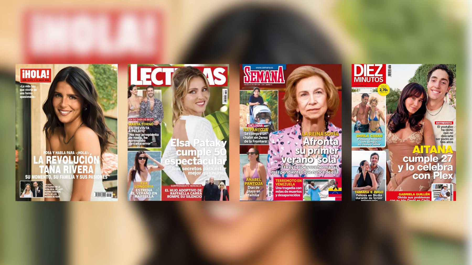 Portadas de revistas. (Foto: RRSS)