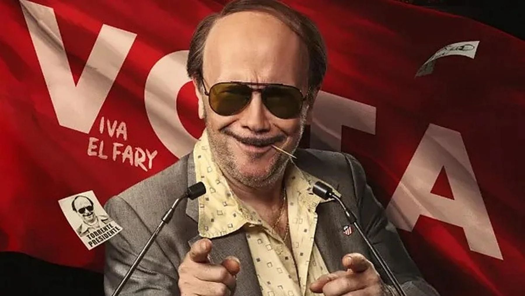 Santiago Segura en ‘Torrente presidente’. (Netflix)