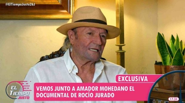 Amador Mohedano en 'El tiempo justo'. (Foto: Telecinco)