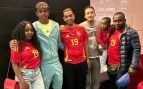Lamine Yamal y su familia.