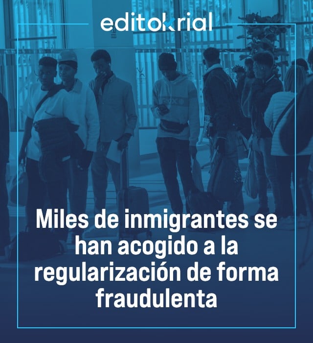 Miles de inmigrantes se han acogido a la regularización de forma fraudulenta
