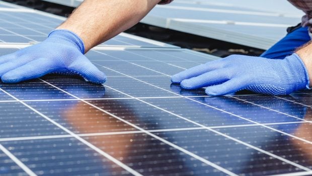 instalación placa solar