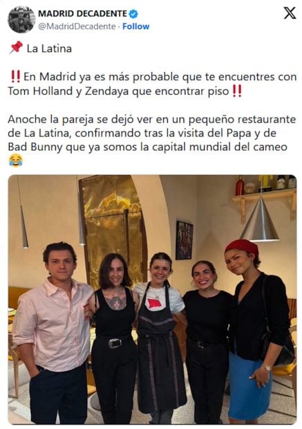 Tom Holland, Zendaya, el hormiguero,