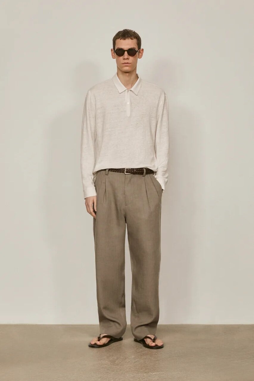 ropa masculina hombre lino