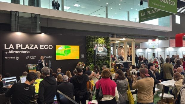 Presentación del informe en la Feria Alimentaria. Cortesía de Ecovalia.