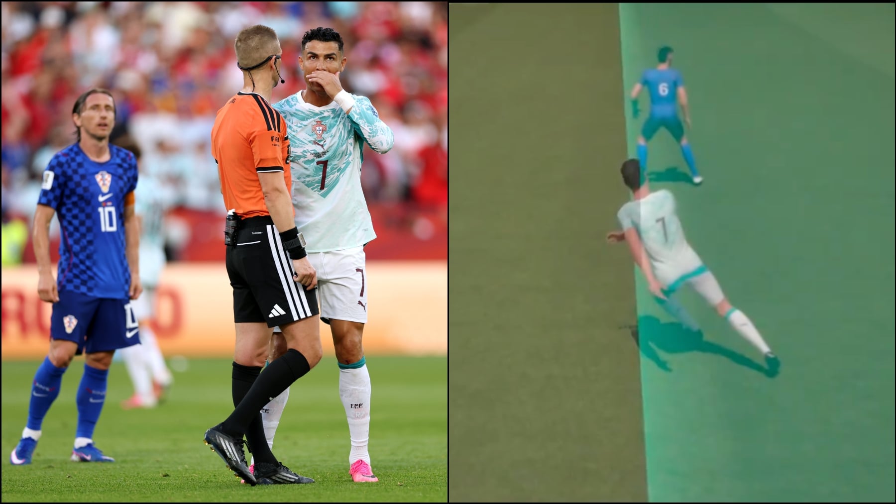 Espen Eskas y el VAR amargan a Cristiano: le anulan un golazo por un fuera de juego milimétrico