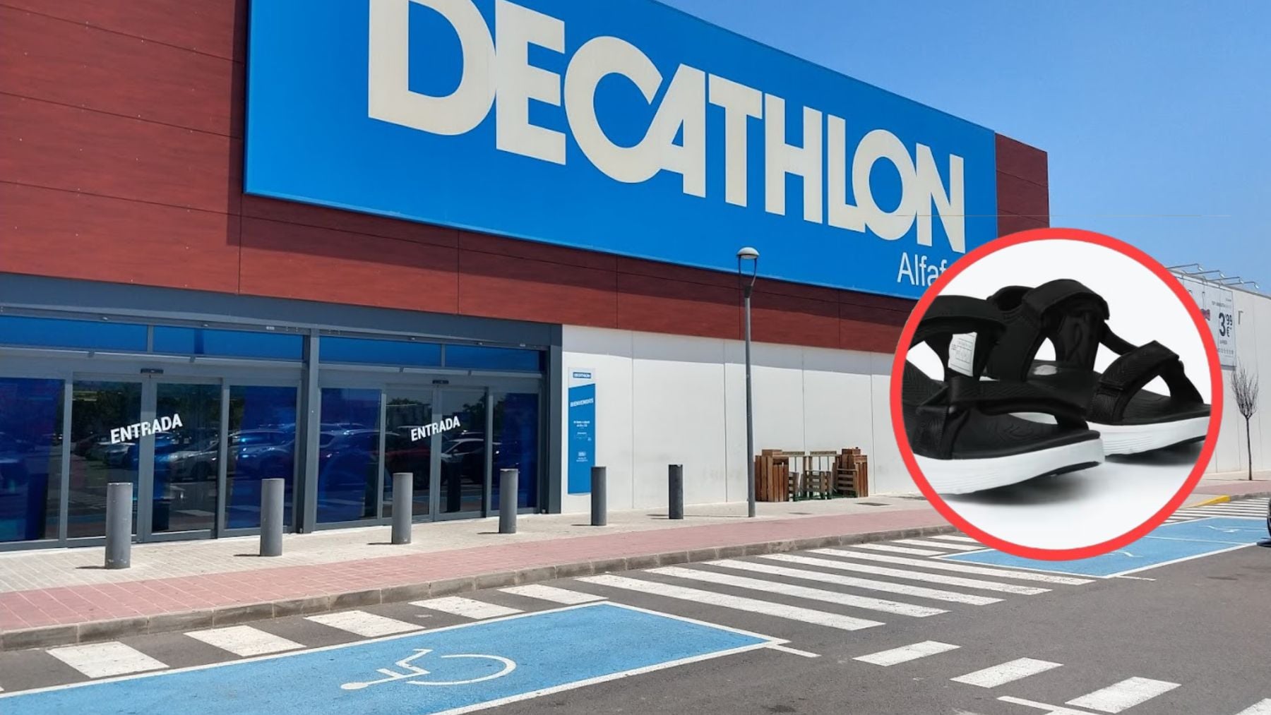 Las sandalias de Decathlon cómodas, ideales para pies anchos y hacer caminatas largas que van a solucionarte el verano
