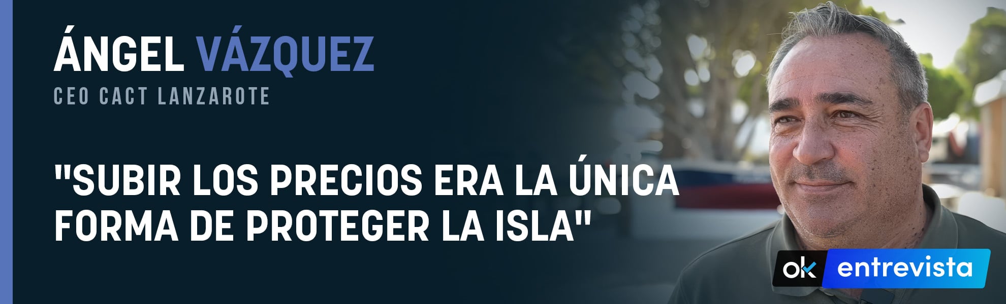 Ángel Vázquez rompe con el turismo de masas en Lanzarote: Subir los precios era la única forma de proteger la isla