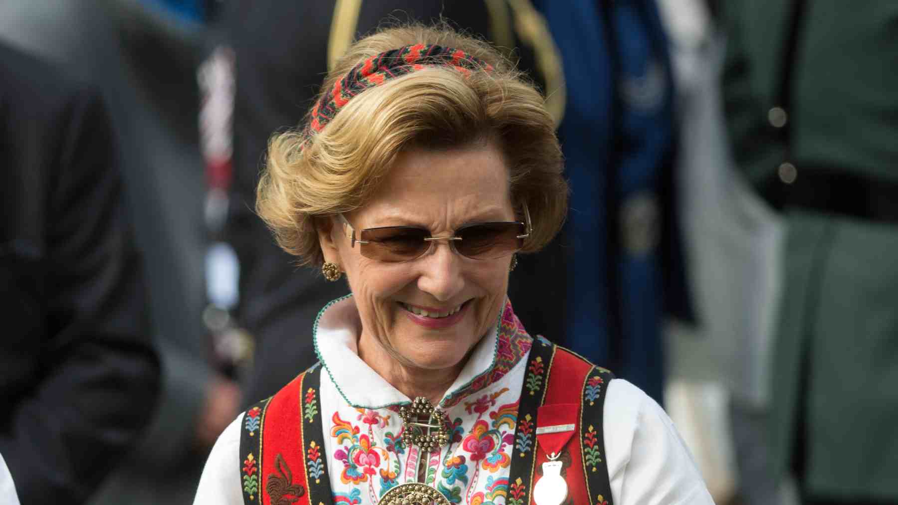 La reina Sonia de Noruega en un acto oficial. (Foto: Europa Press)