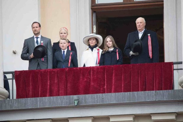 La familia real de Noruega en un acto oficial. (Foto: Europa Press)