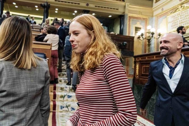 Lilith Verstrynge en el Congreso de los Diputados. (Foto: Europa Press)