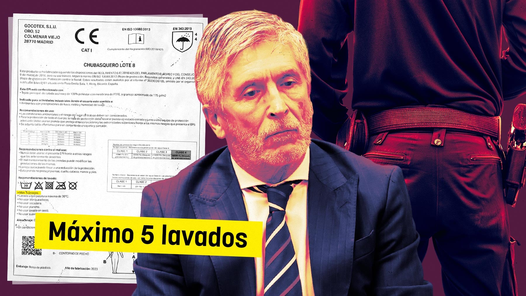Marlaska dará uniformes nuevos a los funcionarios de prisiones tras desvelar OKDIARIO que sólo admiten 5 lavados