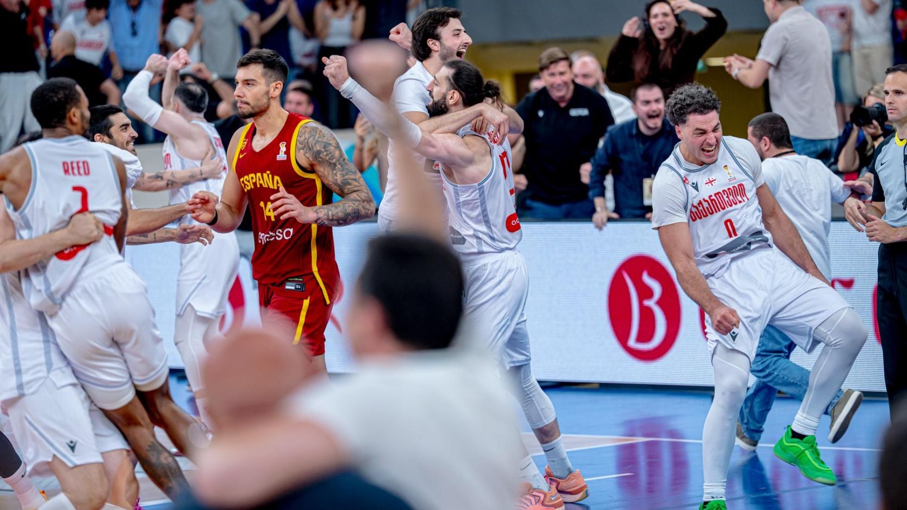 España desperdicia 22 puntos de ventaja y cae contra Georgia en la prórroga