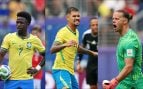 Vinicius deja un penalti a Bruno Guimaraes y lo falla: Brasil perdona a Noruega